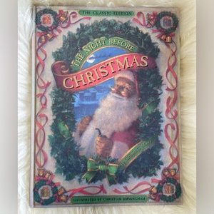 The Nightmare Before Christmas hardcover book by Clement C Moore 1995